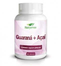 GUARANÁ + AÇAÍ 60 CAPS / 500 MG