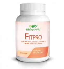 FITPRO 60 CAPS / 500 MG- CABELOS,UNHAS E PELE MAIS BONITOS